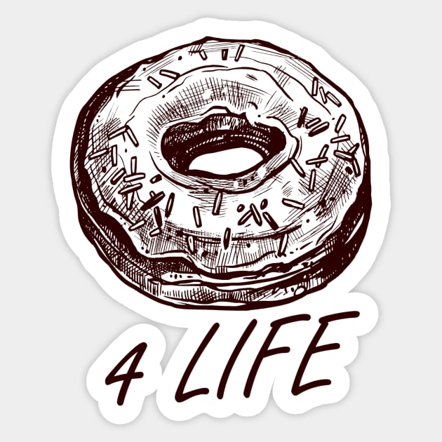 Donut 4 Life Sticker by FungibleDesign